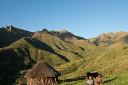 Lesotho mountains  by Di Jones