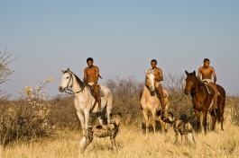 Grasslands bushmen horseback 