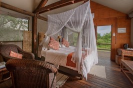Tent inside 