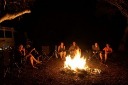 Kasanka campfire 