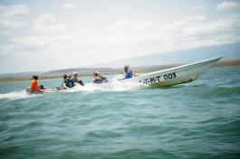Lake Turkana boat ride 