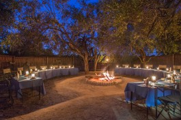  Dinner in the boma 