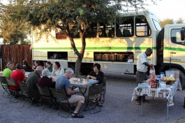 Senior travel group tour 