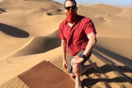 Sandboarding in Swakopmund  by Brian Holsclaw