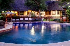 Camp pool and main building 