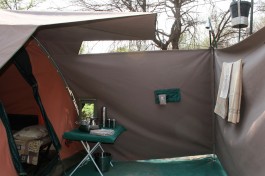 Tent shower  