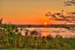 Sunset over St Lucia  by Steve Slater