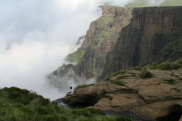 Tugela Falls Amphitheater, Drakensberg  by Rick McCharles